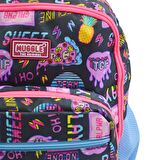 Muggle 4 Bölmeli Ot-Ofline Okul Sırt Çantası Pembe MU-0327