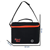 Muggle 3 Bölmeli Black Okul Sırt Çantası + Beslenme Çantası + Kalemlik