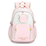 Muggle 3 Bölmeli Good Lift Kolej Okul Sırt Çantası Pembe (MU-1605)