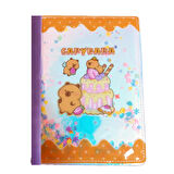 Mikro Capybara Sert Kapak Kadife Arka  Hatıra Ve Not Defteri Günlük A5 Çizgili 80 Yaprak (GN646