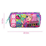 Muggle 2 Bölmeli Anime Kalemlik Pembe (MU-9058)