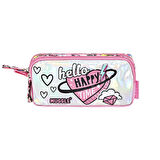 Muggle 2 Bölmeli Happy Time Kalemlik Pembe (MU-9072)
