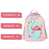 Muggle Tek Bölmeli Flamingo Anaokulu Sırt Çantası MU-9085