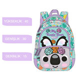 Muggle 3 Bölmeli Koala Okul Sırt Çantası MU-9102