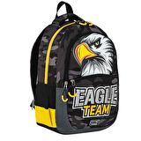 Muggle 3 Bölmeli Eagle Team Okul Sırt Çantası MU-9156