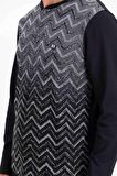 Arnetta Zig Zag Siyah Erkek Pijama Takımı