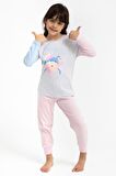 Rolypoly Shall We Be Friends Karmelanj Kız Çocuk Pijama Takımı