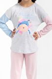 Rolypoly Shall We Be Friends Karmelanj Kız Çocuk Pijama Takımı