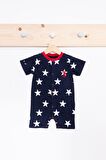 Stars Lacivert Erkek Bebek Tulum