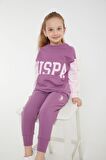 U.s. Polo Assn Lisanslı Classic Mor Kız Çocuk Eşofman Takım