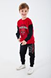 Marvel Comics Spider Man The Amazing Kırmızı Erkek Çocuk Uzun Kol Pijama Takım