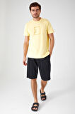 Arnetta Think Less Live More Sarı Erkek Bermuda Takım