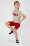 U.S Polo ASSN Erkek Çocuk Takım - Açık Haki