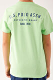 U.S. Polo Assn Natural Soft Parlak Yeşil Erkek Çocuk Bermuda Takım