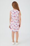 Rolypoly Florals Pembe Kız Çocuk Elbise