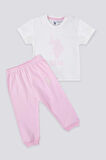 U.S. Polo Assn Light Tones Pink Krem Bebek Tshirt Takım