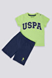 U.S. Polo Assn Vitality Yeşil Erkek Bebek Tshirt Takım