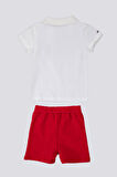 U.S. Polo Assn Noble Krem Bebek Polo Yaka Tshirt Takım