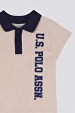 U.s. Polo Buğday Renk Bebek Polo Yaka Tshirt Takım