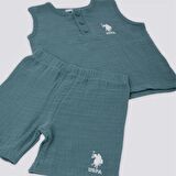 U.s. Polo 2Li Takım T-Shirt Pastel Yeşili