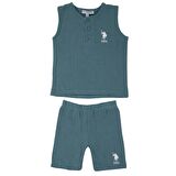U.s. Polo 2Li Takım T-Shirt Pastel Yeşili