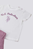 Stylish Comfortable Krem Bebek Tshirt Takım