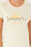 Arnetta Summer Sweet Krem Kadın Kısa Kol Pijama Takım