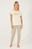 Arnetta Summer Sweet Krem Kadın Kısa Kol Pijama Takım