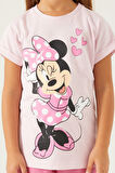 MINNIE MOUSE KIZ ÇOCUK ŞORT TAKIMI AÇIK PEMBE
