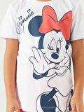 Minnie Mouse Kız Çocuk Takım 9-14 Yaş Beyaz
