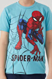 Spiderman Hero Turkuaz Erkek Çocuk Bermuda Takım