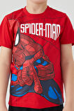 Spiderman The Flying Hero Kırmızı Erkek Çocuk Kısa Kol Pijama Takım