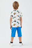 Mickey Mouse D4795-3 Çocuk  Krem Alt Üst Takım