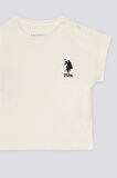Polo Assn Krem Bebek Tshirt Takım