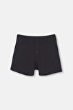 Siyah 2'Li Penye Erkek Boxer