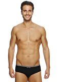 Er_Os 2''li İç Giyim Siyah Erkek Slip