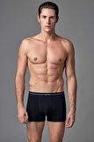EROS 015 GRİ, SİYAH VE LACİVERT ERKEK STRETCH BOXER 3LÜ KUTU