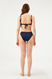 Eros Balenli Toparlayıcı Tek Üst Bikini 827 Lacivert