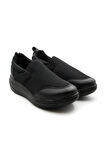 Dr.Comfort 15507 Diyabetik-Ortopedik Rocker Bottom Kadın Spor Ayakkabı Siyah