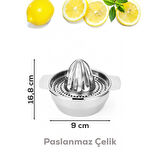 Porsima 77063 Çelik Portakal Limon Sıkacağı Limonluk Portakal Sıkacağı  - 700 ml