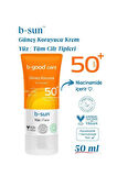 b-good b-sun SPF 50+ Yüz Güneş Koruma 50 ml