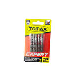 Tomax Pz2x50 Mm Expert Darbe Kontrollü Mıknatıslı Yıldız Bits Uç 5 Li Paket