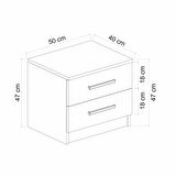 Minar Kale Komodin Beyaz