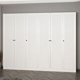 Minar Kale 210 Cm 6 Kapaklı 2B Raf Portmanto Byz Mbr Panjur Byz