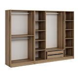 Minar Kale 6 Bölmeli 2 Ç Giyinme Dolabı Dore 190CM