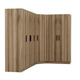 Minar Kale 7 Kapaklı 2 Ç Köşe Dolap Dore 190CM