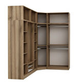 Minar Kale 7 Kapaklı 2 Ç Köşe Dolap + Yüklük Dore 255CM