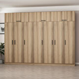 Minar Kale 7 Kapaklı 4 Ç Dolap Ve Yüklük Dore 255CM