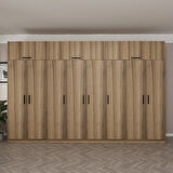 Minar Kale 8 Kapaklı 2 Ç Dolap Ve Yüklük Dore 255CM