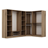 Kaleplus 7 Kapaklı 2 Çekmeceli Köşe Dolap Dore Dore Plus 210CM